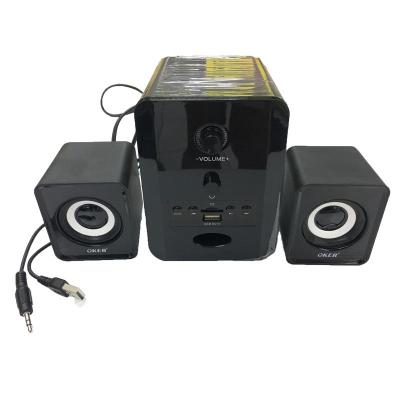 OKER ลำโพงบลูทูธ Bluetooth+FM+TF+USB Speaker Micro 2.1 650W SP-525