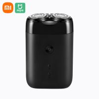 【LZ】ↂ♣❍  Xiaomi-Mijia Lâminas de barbear com flutuador duplo barbeador elétrico tipo C impermeável motor silencioso seco e molhado lâmina elétrica S100 fácil de transportar