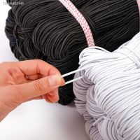卐☢☸ 2/3/4MM White/black Round Elastic Bands Rubber Band Elastic rope Garment elastic tape for DIY Masks sewing accessories