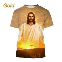 2023 newGod! Fashion Mens Round Neck Casual T Shirt about Jesus Love Everone Christian MenWomen Creativity Slim Printing Short Sleeve