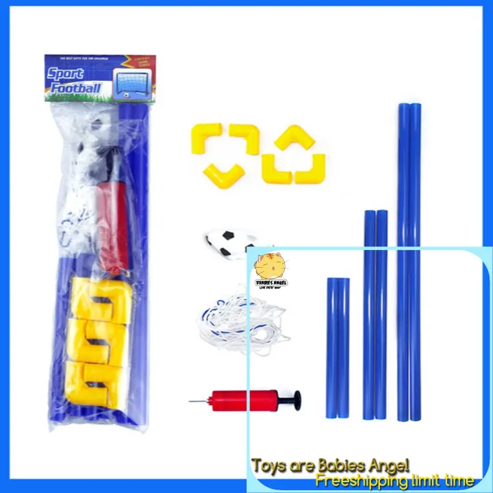 BBabies Folding Pop Up Soccer Goals Set Pop Up Toddler Soccer Net with