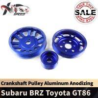 Crankshaft Pulley For Toyota GT86 Subaru BRZ Aluminum Oxidation New Crank Pulley XX-CPTY86BL