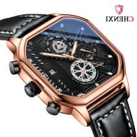 Dawn square multi-function men watch wholesale time calendar luminous belt cross-border fashion hot style quartz watch --238812Hot selling mens watches♞✼