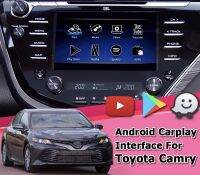 ส่งฟรีKerry Express จาก กทม Av interface apple carplay android auto สาย ไร้สาย สำหรับ Toyota Camry Acv60 2018 2019