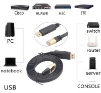 USB to LAN (RJ45) Console สำหรับ Cisco Routers (สายยาว 1.8 ม) USB to RJ45