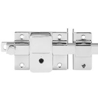 【LZ】✟  Door Bolt Garden Iron Door Fireproof Door Lock Plug Iron Anti-theft Non-mechanical Bolt  Latch  Security Guard Accessories