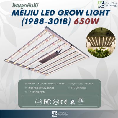 [พร้อมส่ง]!!!ลดMEIJIU LED Grow Light 650W (รุ่น 1988-301B) ไฟปลูกต้นไม้ ไฟปลูกพืช ช่วยการเจริญเติบโตของพืช[สินค้าใหม่]