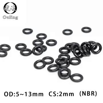 50Pcs Silicone O Ring Seal Sealing Gasket 3Mm X 8Mm X 2.5Mm & 30Pcs 2.5Mm X  6.5Mm X 2Mm Rubber O Rings for Fishing