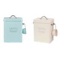 Beautiful Powder Laundry Powder Boxes Storage with Scoop