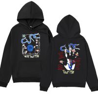 Vintage Rock Band 1992 The Cure Wish Tour Concert Hoodie Mens s Punk Gothic Oversized Sweatshirt Hip Hop Hoody Pullover Size XS-4XL