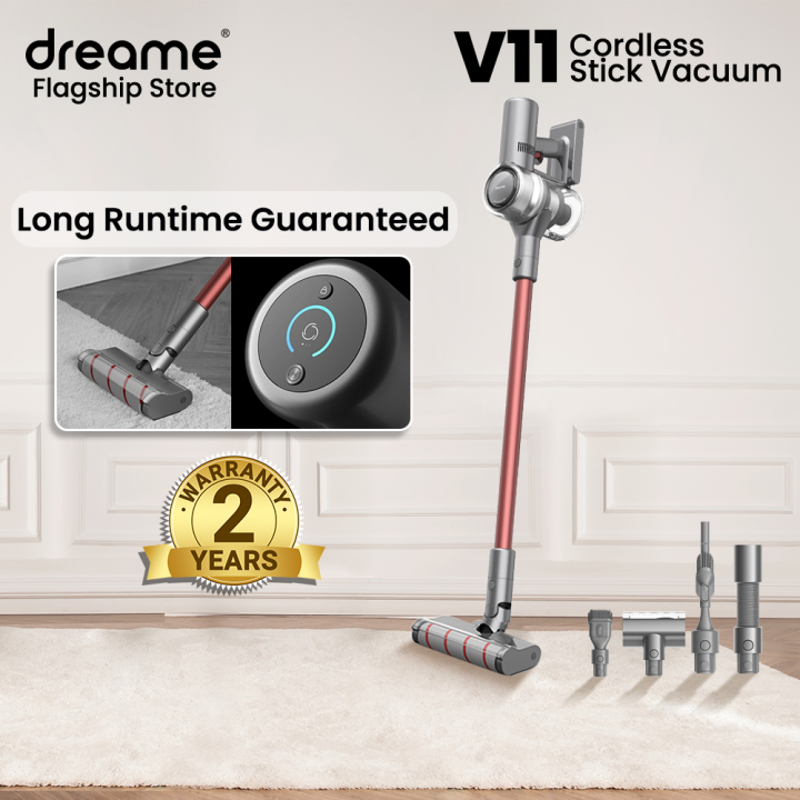 Dreame V11 Cordless Vacuum Cleaner Stick 25000 Pa Suction 90 Min. Run Time with 12cone Cyclone