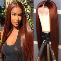 Idolla Long Straight Synthetic Wigs Orange Color Hair Halloween Costumes For Black White Women’s Halloween Fantasy Wig Wig  Hair Extensions Pads