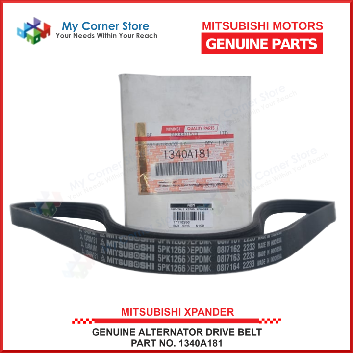 XPANDER ALTERNATOR DRIVE BELT (GENUINE MITSUBISHI) MITSUBOSHI 5PK1266