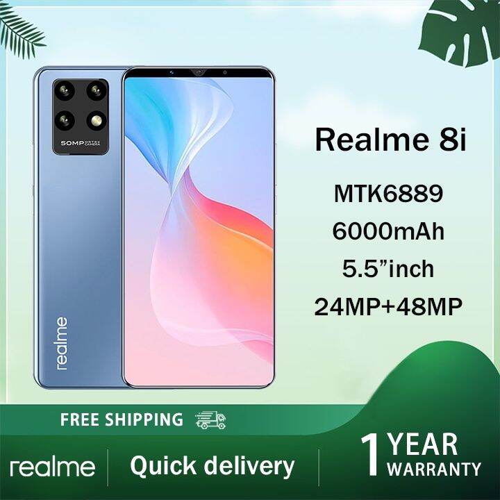 realme 8i 6000mah battery