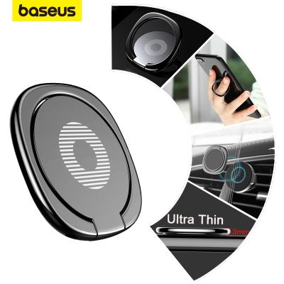 Baseus Finger Ring Phone Holder For iPhone Phone Ring Metal Mobile Phone Holder Support Magnetic Phone Holder Stand Accessories