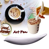 FREMRAG ปากกาวาดลายเส้นไฟฟ้าสำหรับเค้กกาแฟเครื่องเทศปากกาศิลปะลาเต้ Pena Ukir กาแฟปากกาตกแต่งหน้าเค้กเครื่องมืออุปกรณ์อบขนม