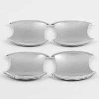 For Honda CRV CR-V 2007 2008 2009 2010 2011 ABS Chrome Car Door Handle Cup Bowl Auto Parts Accessories 4pcs Stikcers with Glue