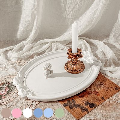【YF】 1PCS Bow Pattern Pallet Jewelry Tray Snacks Dishes Decoration Ornaments Photography Photo Props