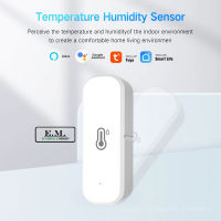 Tuya Smart Home Sensor WiFi วัดอุณหภูมิและความชื้นภายในบ้าน (มีฟังก์ชันแจ้งเตือน และใช้ร่วมกับอุปกรณ์อื่นๆได้)