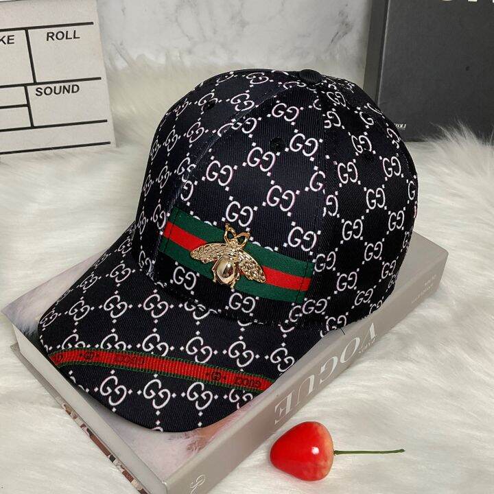 NÓN NAM NỮ GUCCI- HỌA TIẾT ĐẸP VỚI LOGO CON ONG | Lazada.vn