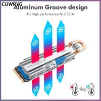 CUWRYG อุปกรณ์เสริมเสริม ควบคุมอุณหภูมิได้ คูลเลอร์ สำหรับ PS5 ระบายความร้อน NVMe ตัวระบายความร้อนฮาร์ดดิสก์ การกระจายความร้อน SSD ฮีทซิงค์