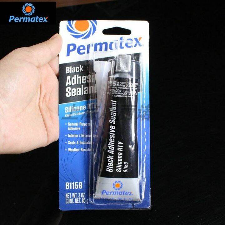 Permatex Black Silicone adhesive Sealant81158 black silicone sealant