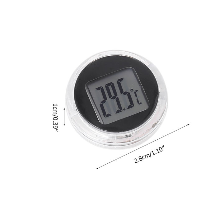 นาฬิกาวัดอุณหภูมิดิจิทัลใช้งานได้จริงสำหรับมอเตอร์ไซค์กันน้ำมอเตอร์ไซค์นาฬิกา