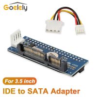 Goelely External IDE to USB SATA Adapter for 3.5 inch Hard Disk 40 Pins IDE to SATA Converter HDD Adapter DATA Cable for Desktop