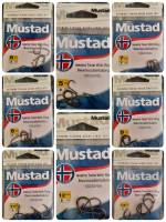 ตัวเบ็ด Mustad Iseama Twist with Ring อิเซมาแบบบิดกับมีห่วง รหัส 10903SPBN เบอร์ #5 #6 #7 #8 #9 #11 #12 #14