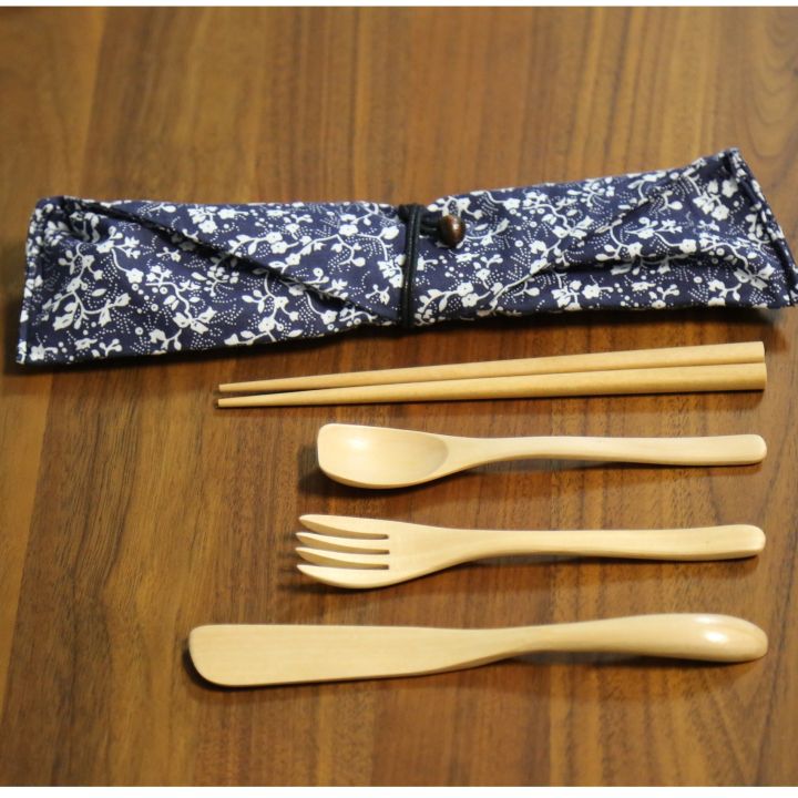 cod-yfjy-wooden-knife-fork-spoon-and-chopsticks-childrens-tableware-set-spoon-one-person-eats-western-food-manufacturers-wholesale
