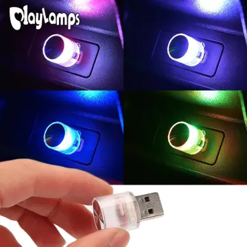 Mini USB Light LED Modeling Car Ambient Light Neon Interior Light Car  Jewelry USB Night Light For Car, Computer, Mobile Power