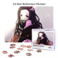 Demon Slayer Kamado Nezuko (7) Wooden Jigsaw Puzzle 500 Pieces Educational Toy Painting Art Decor Decompression toys 500pcs