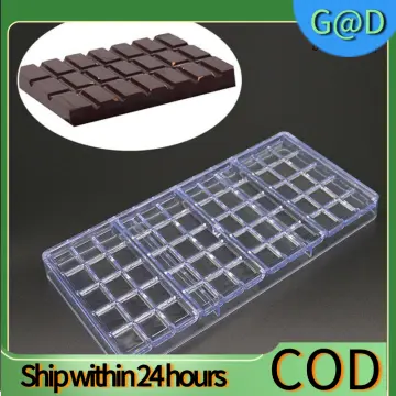 Waffle Chocolate Mold Silicone Mould Fondant Patisserie Candy Bar Mould Cake  Bakeware Candy Maker Kitchen Baking Accessories - AliExpress