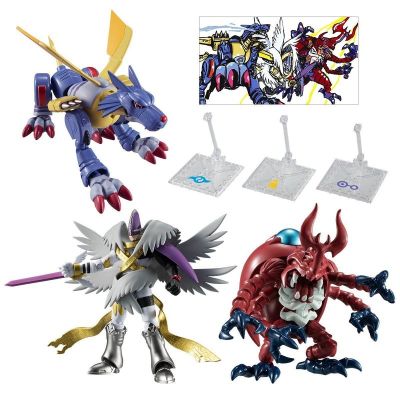 Shodo Digimon 2 P-Bandai Limited Metalgarurumon Holyangemon Atlurkabuterimon ดิจิมอน โชโด โมเดล ของเล่น