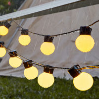 G50 ลูกโลกหลอดไฟ LED Fairy String Light กลางแจ้งลูกเล็กไฟถนนงานแต่งงานสวนลานคริสต์มาส Canopy เต็นท์ตกแต่ง-EIRW MALL