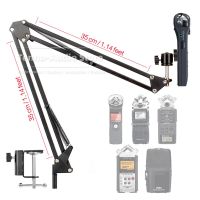 Tabletop Boom Arm Suspension Microphone Stand Mount For ZOOM H1N H1 H2N H5 H6 H4N H 1 2 1N 2N 3 4 4N 5 6 Recorder Mic Holder