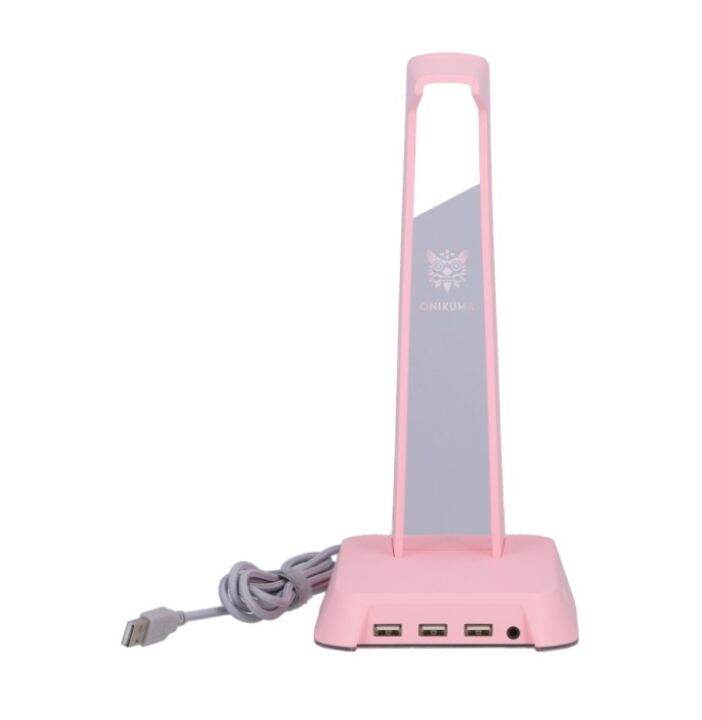 headset-stand-ที่แขวนหูฟัง-onikuma-yama-rgb-pink