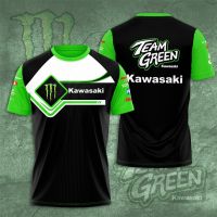 For Motorcycle Kawasaki Racing Teams Men T Shirts Sports Fashion T Shirt Women Summer Short Sleeve Childrens Clothing