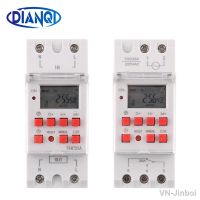 time switches din rail digital THC25A weekly programmable electronic microcomputer timer 220V 230V 30A 12V AC bell ring