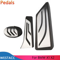 สแตนเลสสตีลรถเหยียบ Accelerator แก๊สเบรค Rest Pedal สำหรับ BMW F48 X2 F39 1 2 Series F40 X1อุปกรณ์เสริม