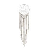 Circle Dream Catcher, Cotton Woven Wall Hanging Dream Catcher Macrame Ornament Craft Gift