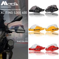 สำหรับ KYMCO Xciting300 XCITING 250 300 400ตัวเมือง350I รถจักรยานยนต์300I ที่ป้องกันมือที่ป้องกันก้านโยกเครื่องป้องกันมือมือจับ