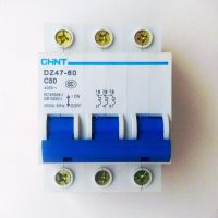 ชินท์ C45n เบรกเกอร์ขนาดเล็ก Dz47-60 3P C50a 400V Mcb