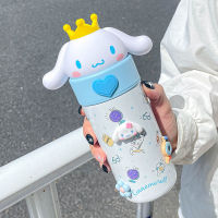 350ML Sanrio Cinnamoroll Anime Kuromi Melody Thermos Mug Cartoon Kawaii Sports Water Bottle Coffee Cup Kids Water Bottle Gift203