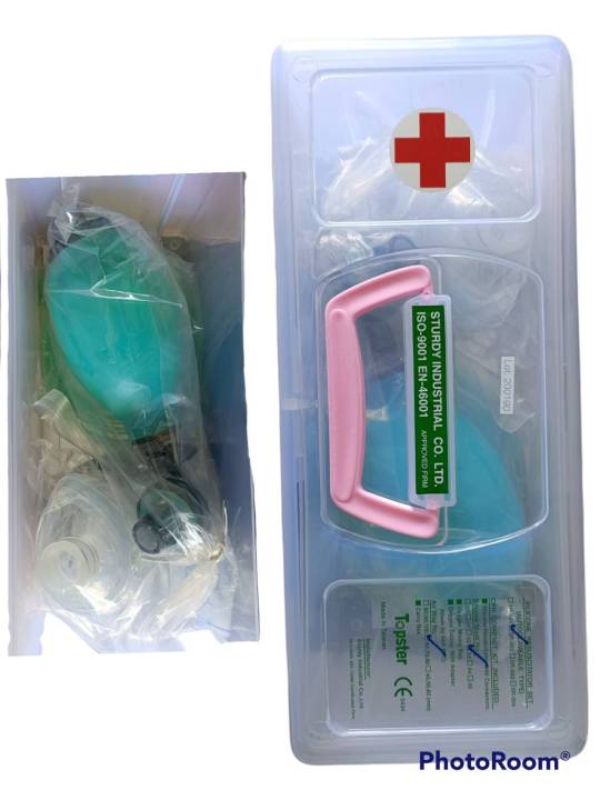 topster-ambu-bag-สำหรับผู้ใหญ่-เด็ก-ทารก-เครื่องช่วยหายใจ-แบบบีบมือ