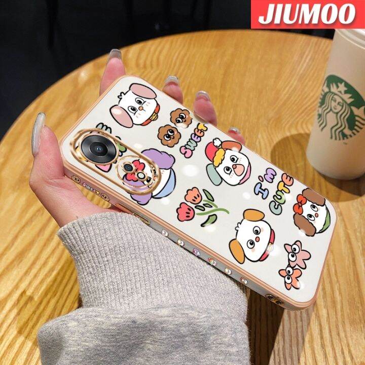 เคส-jiumoo-สำหรับ-oppo-a58-5g-a58x-5g-a78-5g-ลายการ์ตูนน่ารักลูกสุนัขดีไซน์ใหม่หรูหราบางกรอบโทรศัพท์เคสซิลิโคนกันกระแทกคลุมทั้งหมดป้องกันเลนส์กล้องเคสนิ่ม