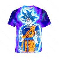 Dragon Ball Wukong T-shirt  summer new 3D printing short-sleeved boys cartoon printed short-sleeved