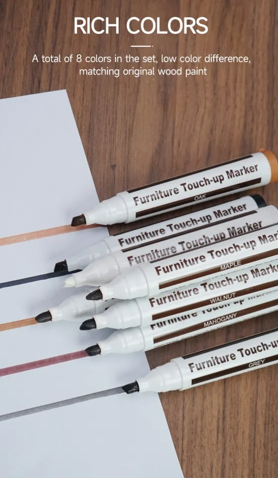 Furniture Touch Up Kit Set Markers Filler Sticks Wood Scratches Restore  Scratch Patch Timber Paint Pen