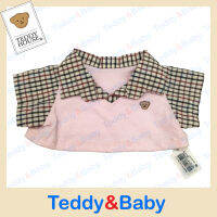 Teddy house : ชุดตุ๊กตา เสื้อโปโลปกเชิ๊ตแขนสั้น(ชมพู) ขนาด 14 นิ้ว