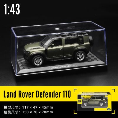 MSZ CCA 1:43 Land Rover Defender 110 Alloy Car Model with Acrylic Display Box Childrens Toys Die Casting Boy Series Gift